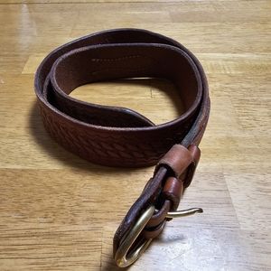Bianchi leather belt